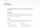 Screenshot of case study template