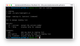 A screenshot showing the terminal interface displaying available commands including options to add and edit books.
