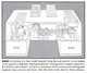 Illustration of a Memex device, showing a desk with built-in screens, microfilm readers, and a mechanical system for retrieving and linking information.